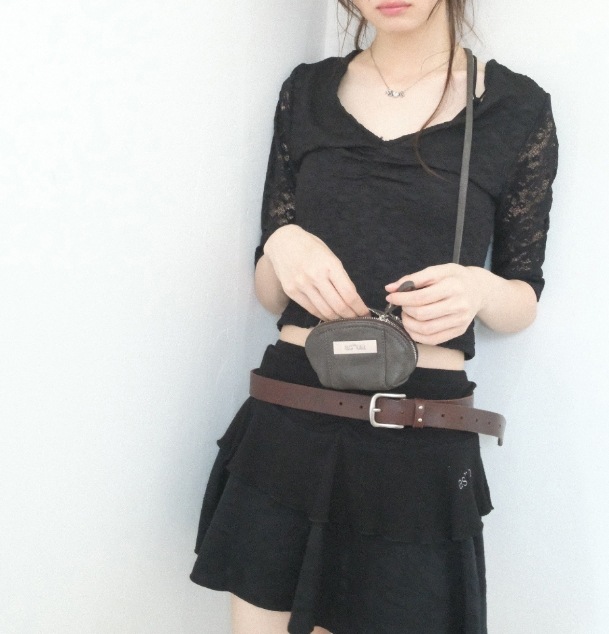 COY POUCH BAG / BROWN