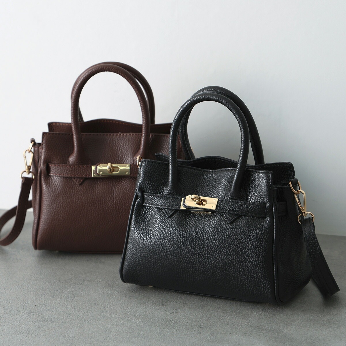 AULENTTI オウレンティ ショルダーバッグ FB 05600 MINI DO レディース ハンドバッグ レザー クロスボディ 鞄 カラー2色