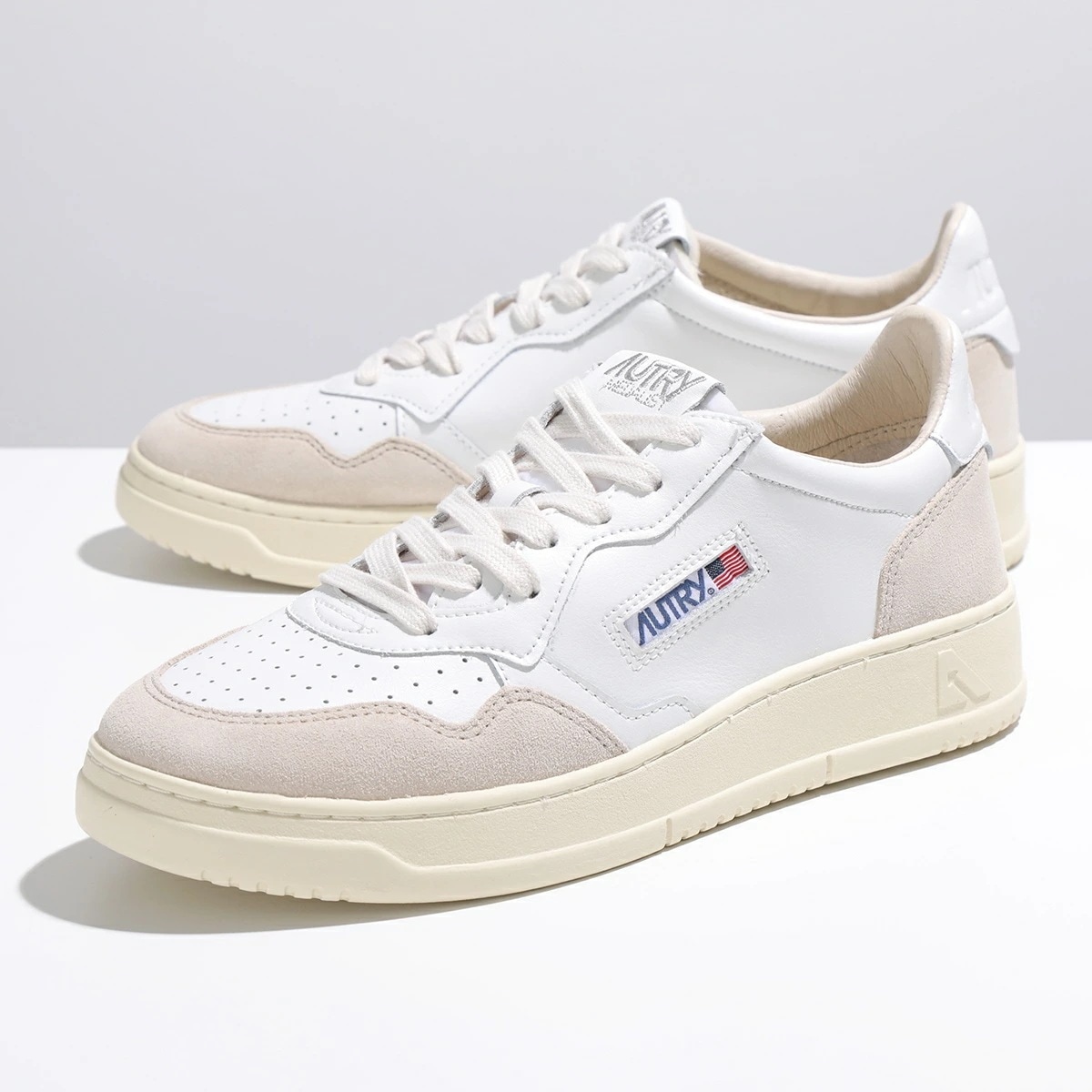 AUTRY オートリー スニーカー MEDALIST LOW LEAT/SUEDE メダリスト ロー AULM LS33 メンズ ローカット レザー×スウェード シューズ 靴 WHITE 24,330円