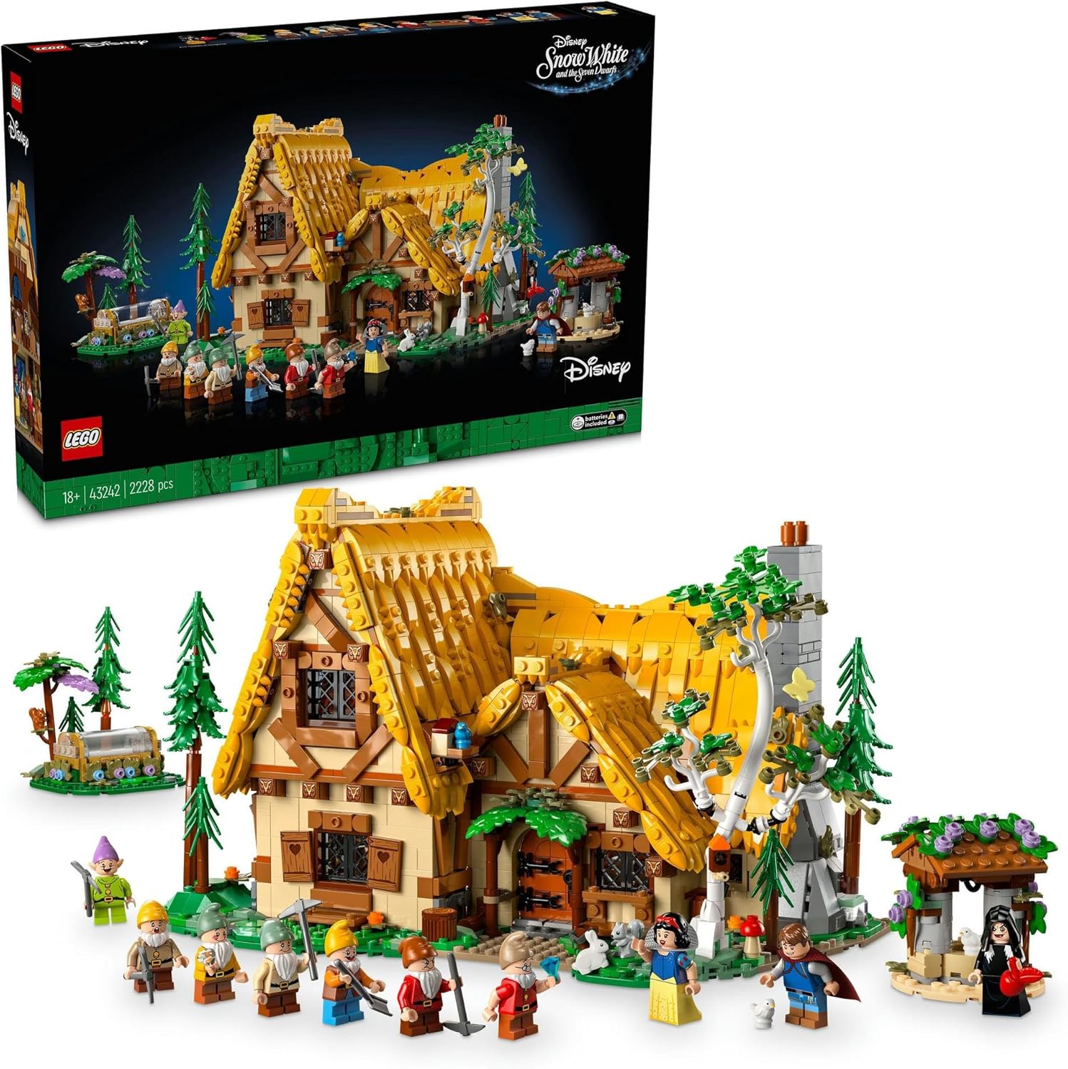 レゴ LEGO ディズニープリンセス 白雪姫と7人のこびとが住む森の家 43242 おもちゃ