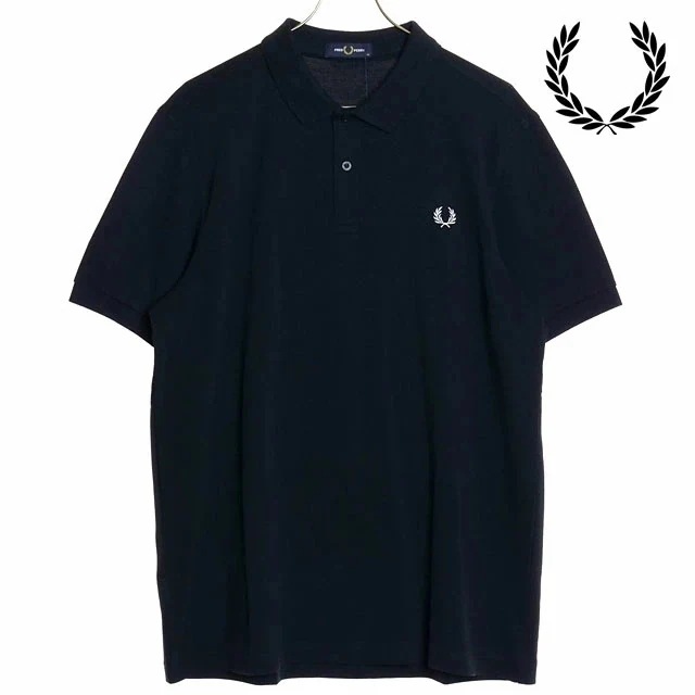 ポロシャツ ザ・フレッドペリーシャツ [M6000-608] メンズ トップス 半袖 コットンピケ NAVY