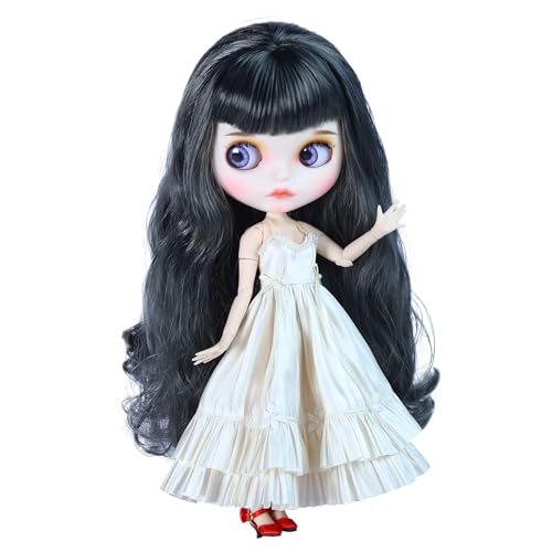 30cm 人形 ドール,ひな祭りの贈り物, 4種類の瞳孔の色+手塗りのメイク + 19個の改良した関節人形(50)