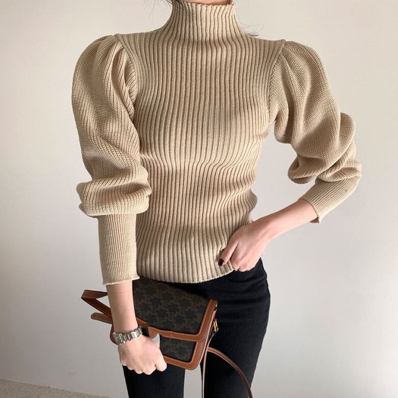 3color レディース トップス ニット セーター ハイネックセーター 289