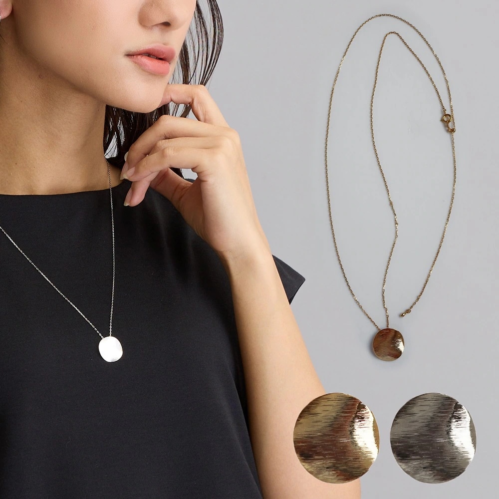 Qoo10] MELODY ACCESSORY ロングネックレス ネックレス 長さ調節可