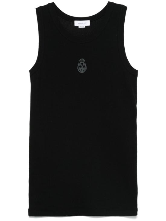ALEXANDER MCQUEEN Men Tops 815098 QXAA91000 Black