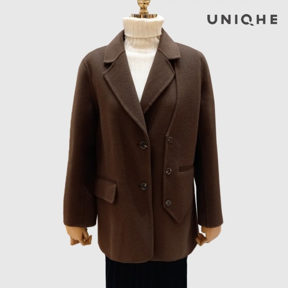 (UNIKE) ハンドメイドベストジャケットコート