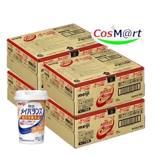 明治 メイバランス Mini 【フルーツオレ味 125ml×12本×4ケース】 バランス栄養補助食品 介護 流動食 高カロリー食品 4902705022843-4 8,016円
