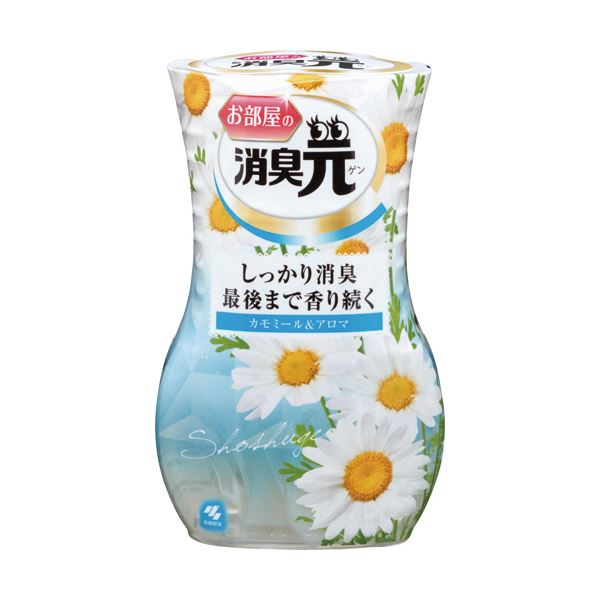 （まとめ）小林製薬 お部屋の消臭元 カモミール＆アロマ 400ml 1セット（5個） [x3セット]