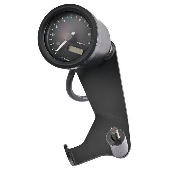 D32723 タコメーター CL250/500(23)専用 電圧計付き 3色LED φ48 9000rpm表示