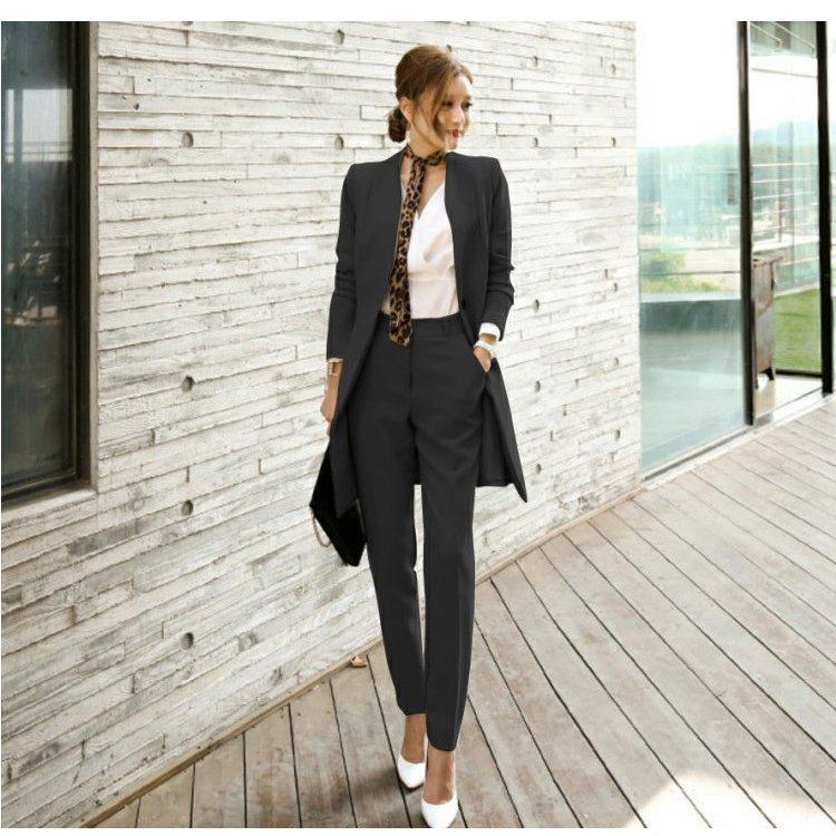 セットアップ レディース ブレザー 春 秋 テーパードパンツ スカーフ付き 2点セットガウチョパンツ 通勤 オフィス ヒョウ柄 卒業式