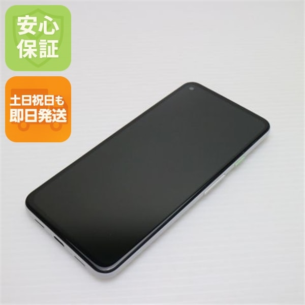 超美品 SoftBank Google Pixel 4a (5G) 128GB クリアリーホワイト スマホ 中古土日祝発送 即日発送 229