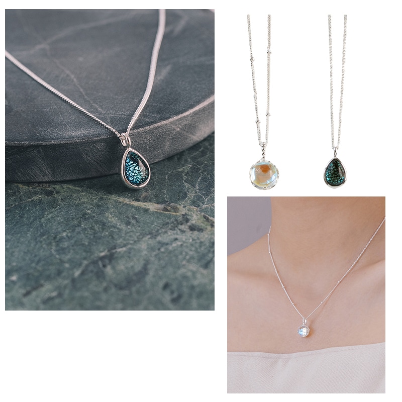 [HEY] Jesmine necklace 925 silver 人気商品