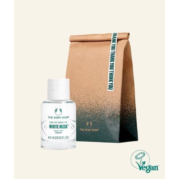 【The body shop】 Package/White Musk/Eau De Toilette/60ML