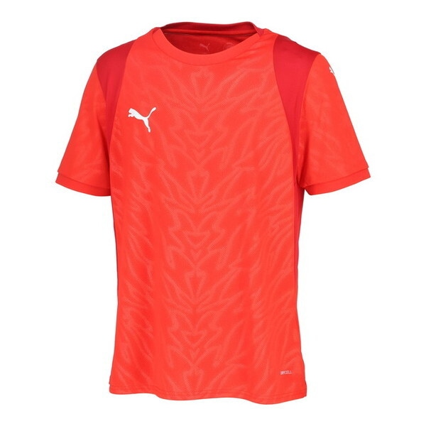 プーマ サッカーシャツ TEAMCUP ゲームシャツ L 706793 01 Red- White-Fast Red