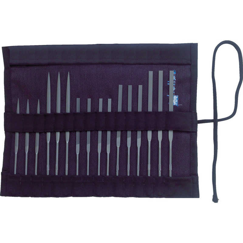 バローベ社　バローベ LA2401-2402 精密ヤスリ16本セット 専用布ケース付　LA2401-2402-16P-SET