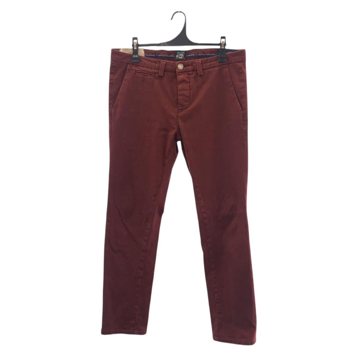 ハサミロゴ ROBERT サイズ32 ワインレッド ボルドー シルバー金具 コットン G126-M01 チノパンツ ズボン メンズ 502836 4,823円