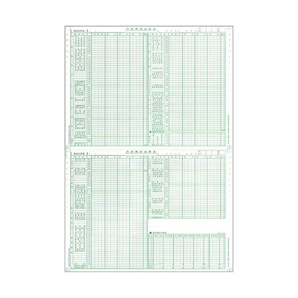 （まとめ）東京ビジネス 合計残高試算表（一般/科目印刷） 平成18年会社法対応（50セット）[x5]