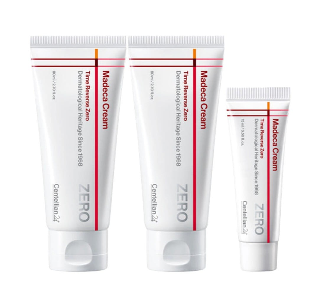 NEW 夏水分クリーム マデカクリーム タイムリバースZERO 80mlx2個+15mlx1個