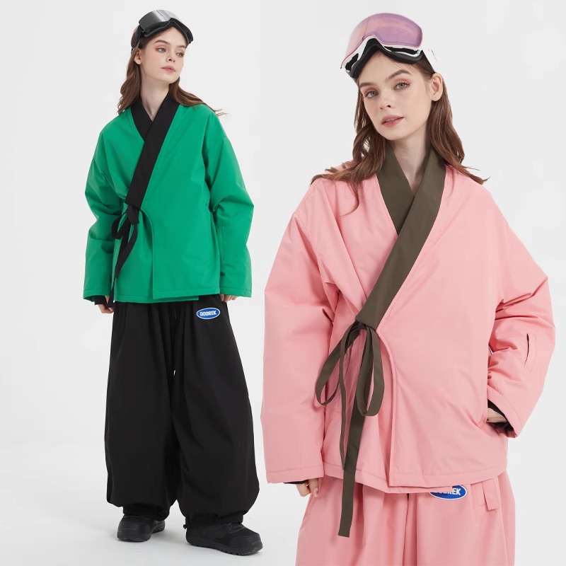 スノーボードウェア 2025 上下セット メンズ レディース パンツ ズボン アウター ピンク 緑 耐水15000 セットアップ スキーウェア スノボウェア スノーウェア 韓国風 防水防風