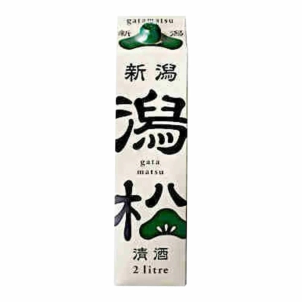 加藤酒造 新潟清酒 潟松 2000ml 2L パック 2ケース/12本【北海道沖縄県東北四国九州地方は必ず送料が掛かります】