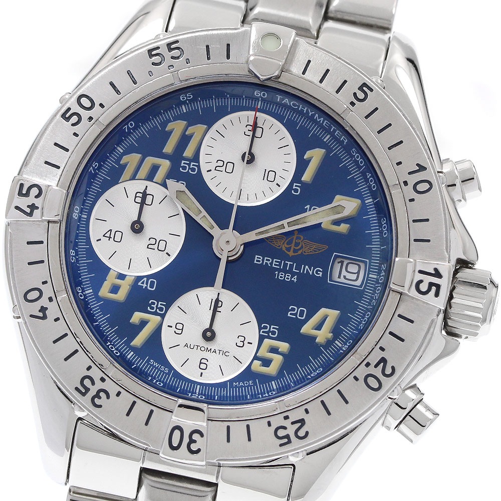 ブライトリング BREITLING A13335 コルト クロノグラフ 自動巻き メンズ 内箱・保証書付き_932185【中古】