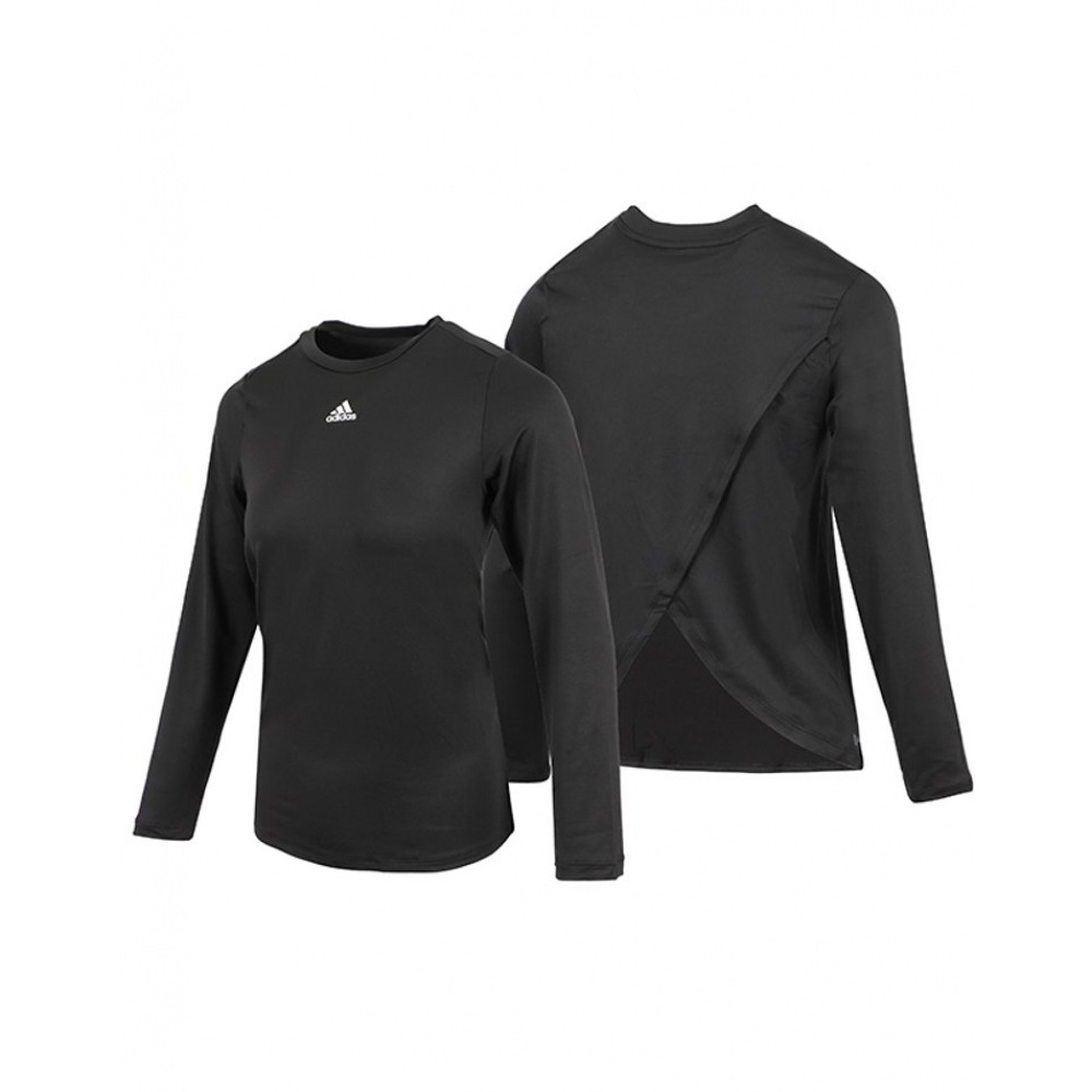 アディダスロングスリーブ T シャツ W スタジオ T シャツ