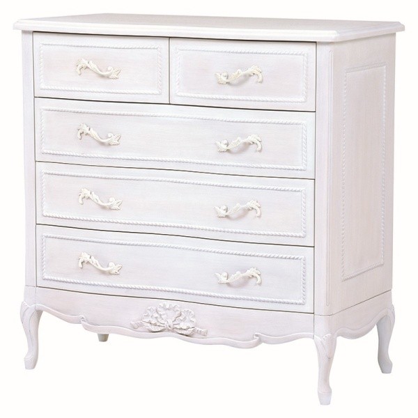 クラシック風チェスト 猫脚 重厚感 彫刻 アンティーク調 収納 タンス お姫様風 家具 インテリア