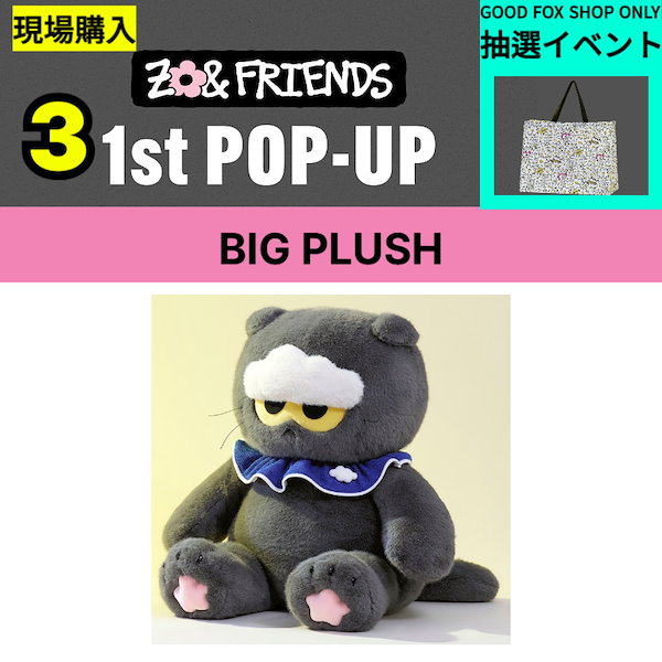 ZO&FRINDS pop-up G-DRAGON 10点セット 世界的人気アーティストG-DRAGONが愛猫をキャラ化！「ZO&FRIENDS」の初
