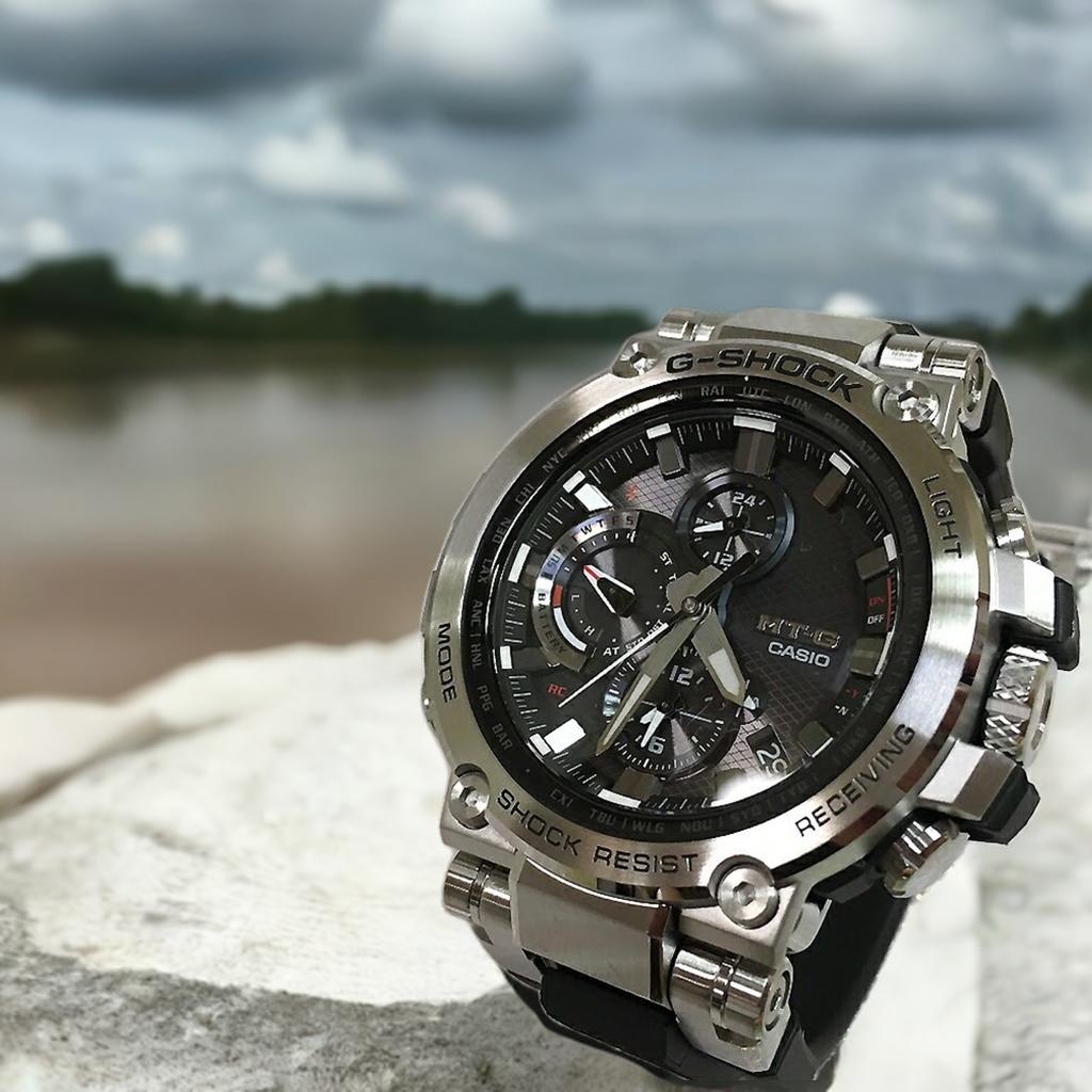 【永遠の定番　男の大人のG-SHOCK]】国内正規品 カシオCASIO 腕時計 G-SHOCK ジーショック MT-G Bluetooth 搭載 電波ソーラー MTG-B1000-1AJF メンズ