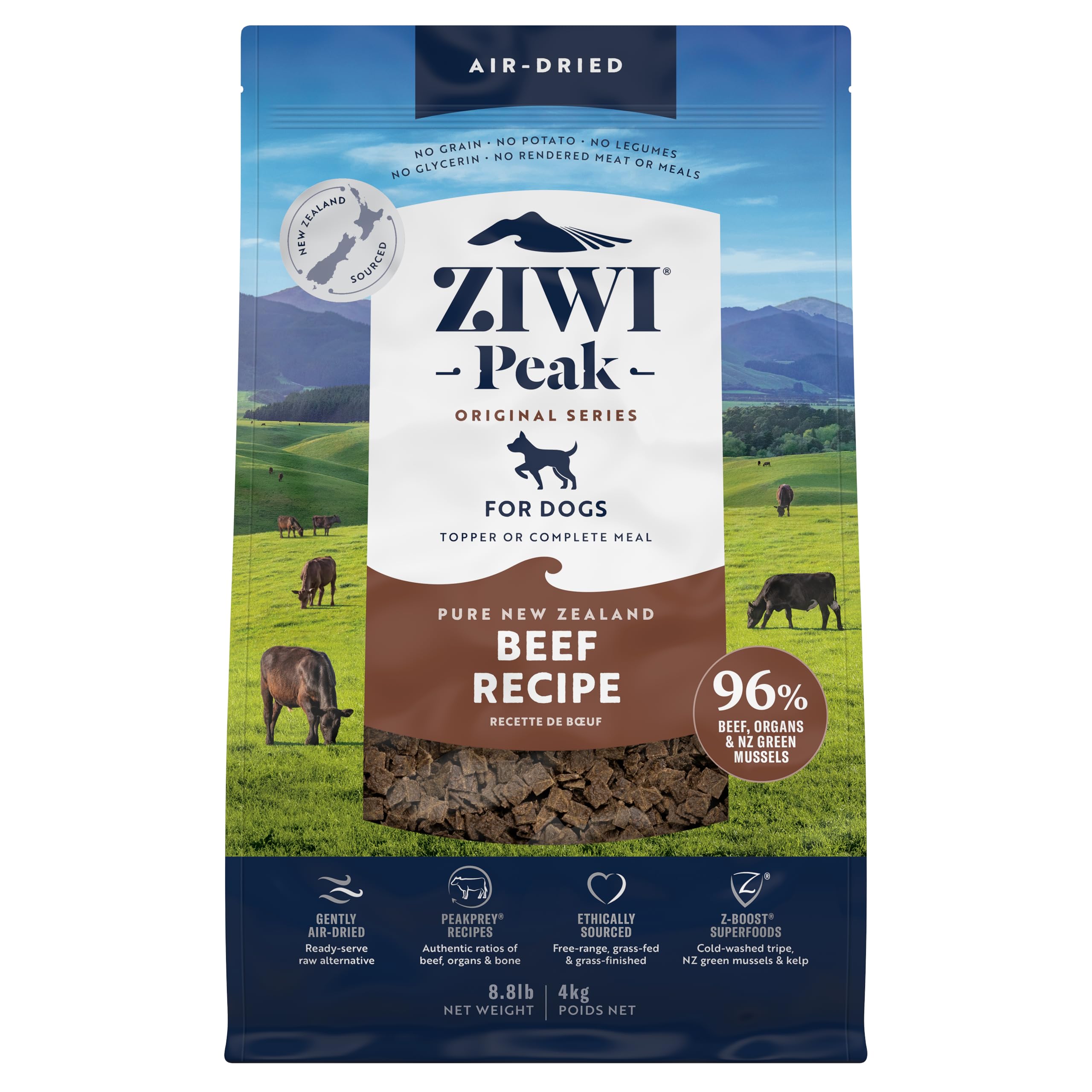 ZIWI エアドライドッグフード グラスフェッドビーフ 4kg