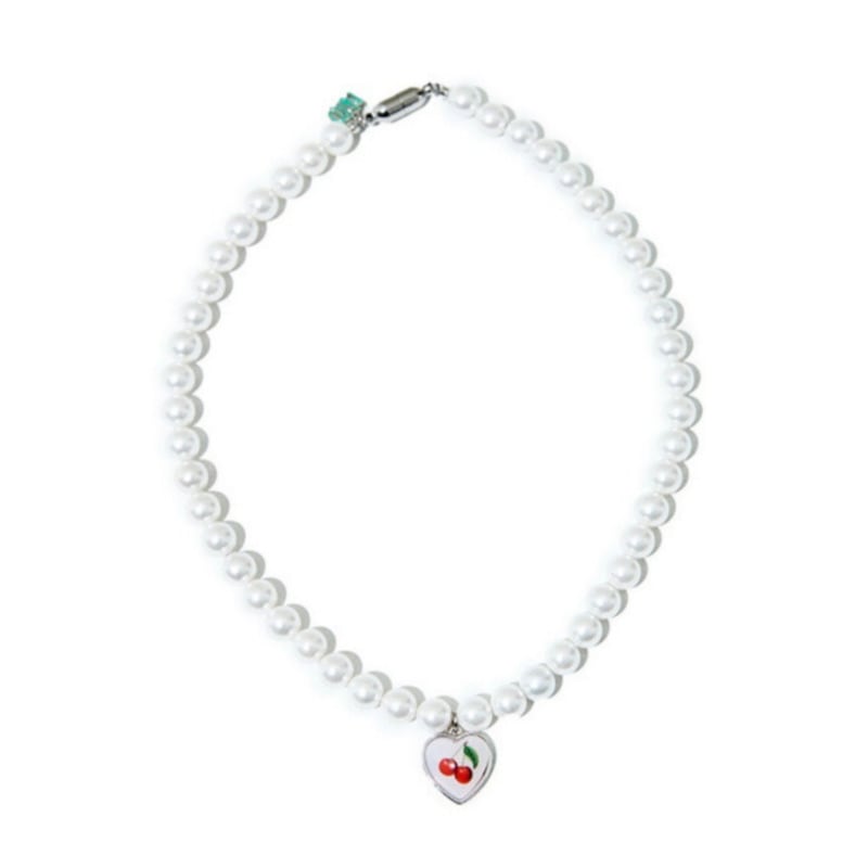 niroserendipity / CHERRY HEART PEARL NECKLACE #54 / BLACKPINK 着用