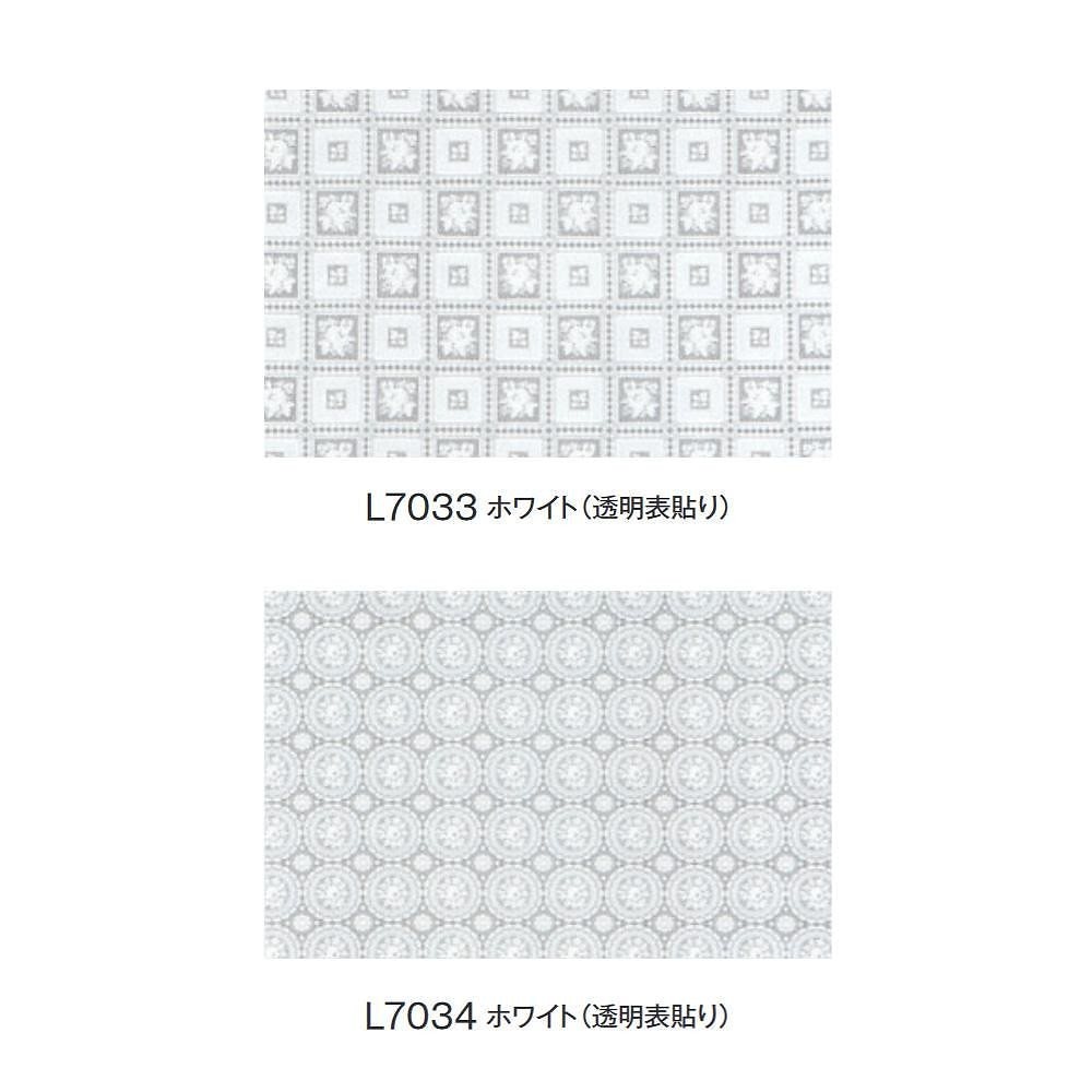 富双合成 テーブルクロス FGラミネートレース（広幅） 約120cm幅20m巻 （透明表貼り）　L7033ホワイト