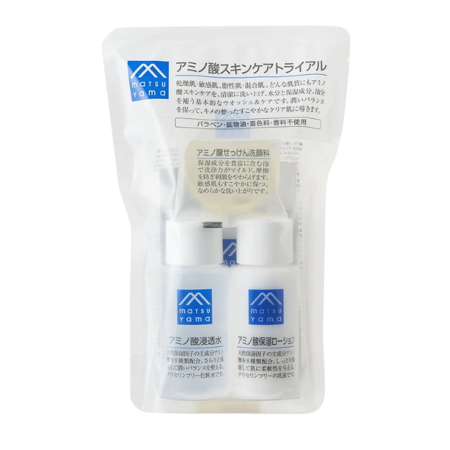 Qoo10] Mマーク アミノ酸スキンケアトライアル 松山油脂