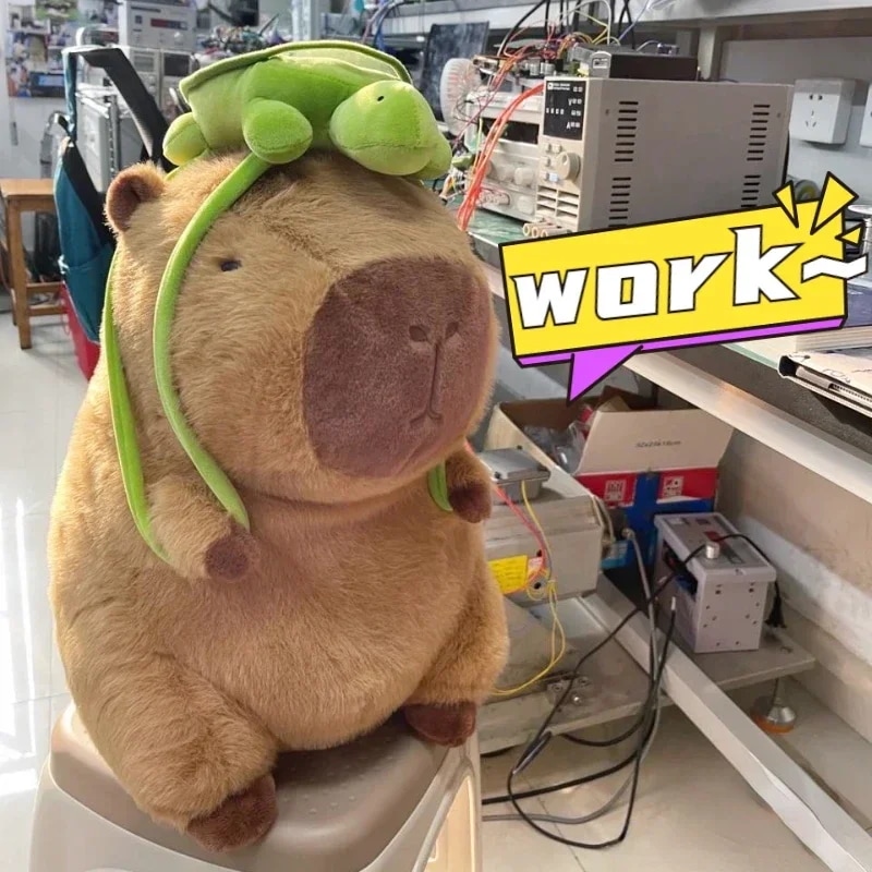 Capyazぬいぐるみシミュレーションふわふわのぬいぐるみインターネットの有名人かわいいぬいぐるみ柔らかい人形子供の贈り物 10,287円