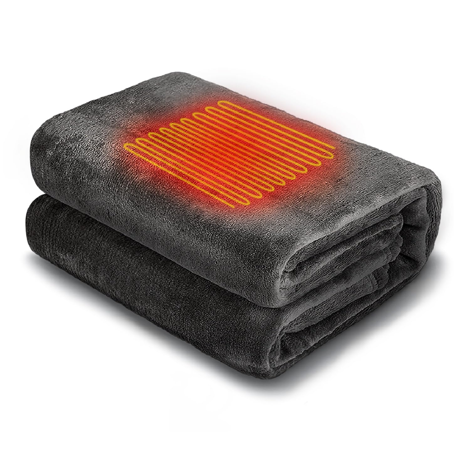 電気毛布 掛け 敷き 兼用 電気ひざ掛け usb給電 LEDディスプレイ表示 電気ブランケット 膝掛け 3段階温度調整 タイマー付き 自動オフ 切り忘れ防止 大判 速暖 ヒーター付き USBブランケッ