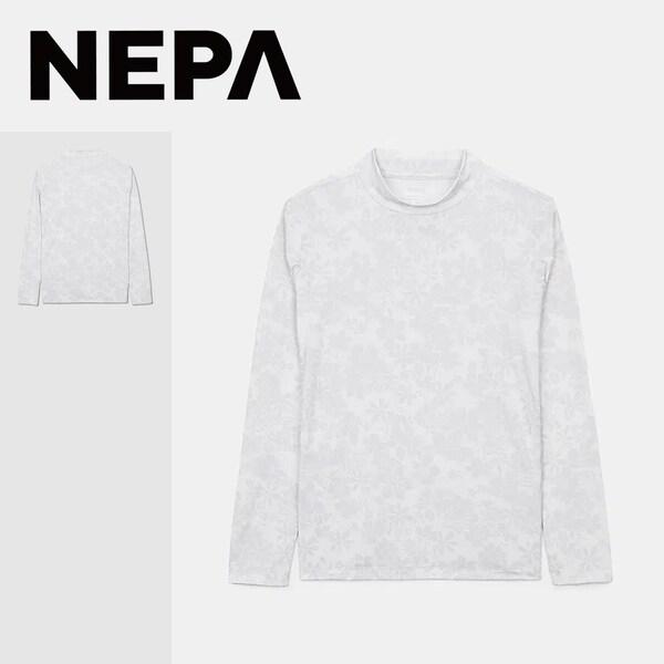 [釜山店] 女性ドーノフラワー プリント 長袖 ラウンドTシャツ 7K45367