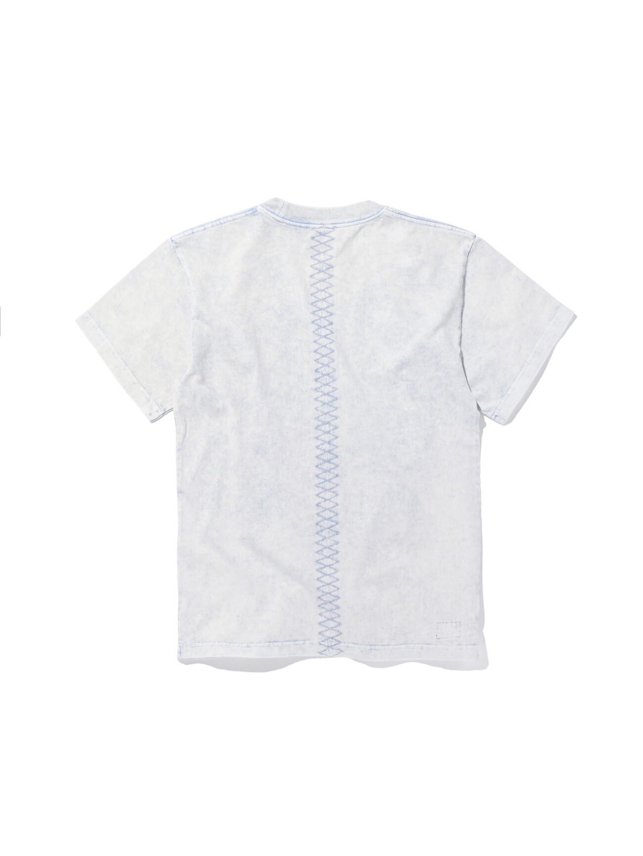 RHOMBUS WASHED BASIC T-SHIRT - BLEACHED LIGHT BLUE 8,470円