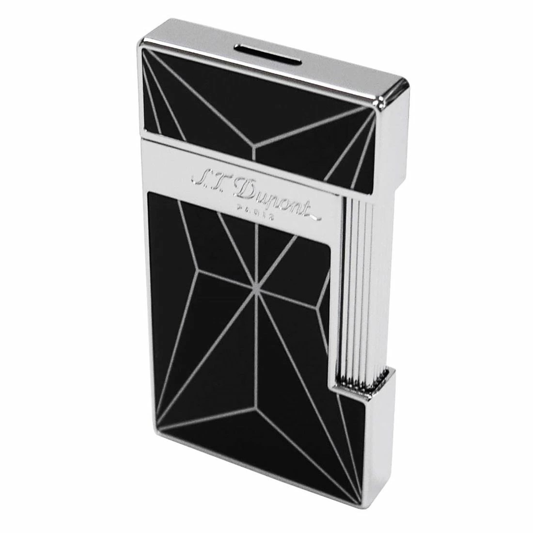 S.T.Dupont 28070 SLIMMY エス・テー・デュポン ターボライター スリミー トーチフレーム FIRE X ブラックラッカー×クロム /取寄品