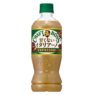 他サイト： サントリー クラフトボス 甘くないイタリアーノ コーヒー 500ml×24本の商品画像