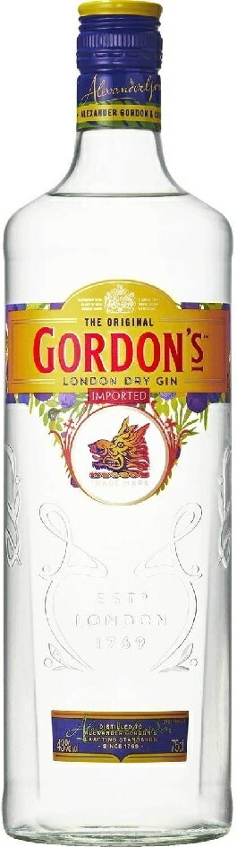 【送料無料】ゴードン ロンドン ドライジン 43度 750ml6本【北海道東北四国九州沖縄県は必ず送料がかかります】 8,064円