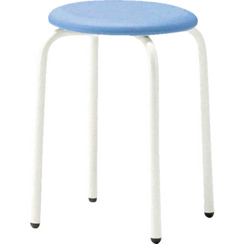 アイリスチトセ　スツール CRS-42P 青　CRS42PBL