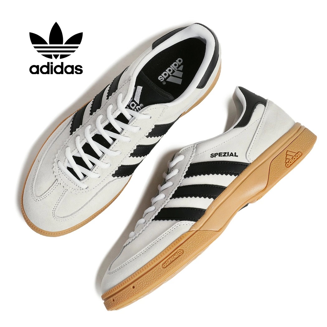 adidas アディダス HANDBALL SPEZIAL ハンドボールスペツィアル スニーカー WHITE/CORE BLACK ( ホワイト 白 クリーム ブラック メンズ KJ3700 )