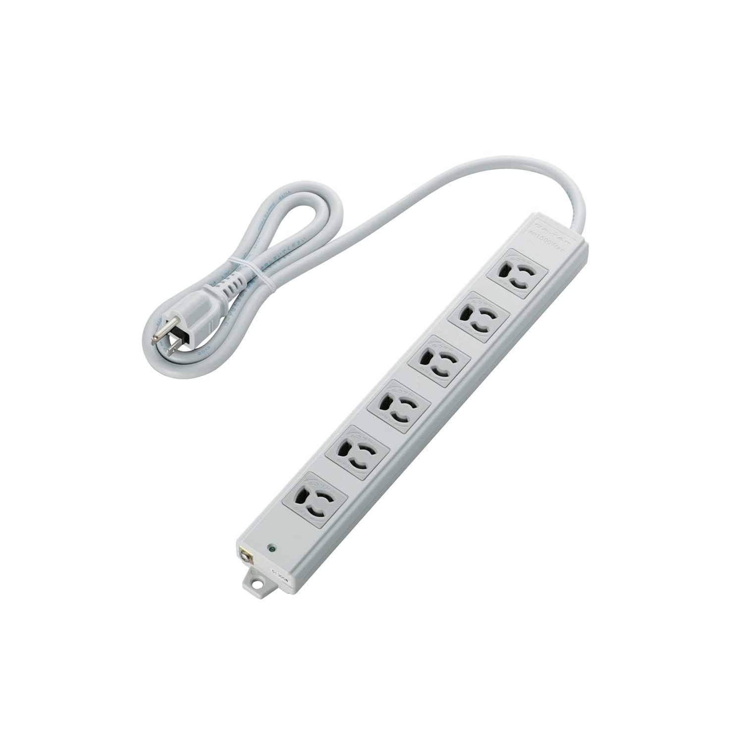 エレコム T-WRM3610LG/RS RoHS指令準拠 二重構造工事用タップ・6個口・1.0m TWRM3610LGRS