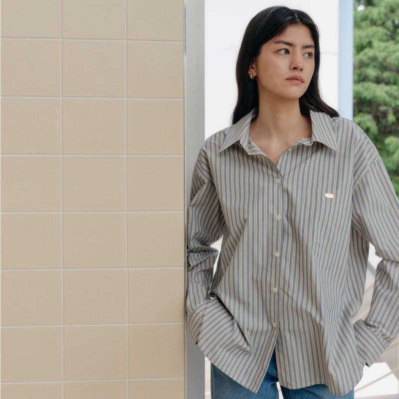 チャームストライプシャツ [2カラー]