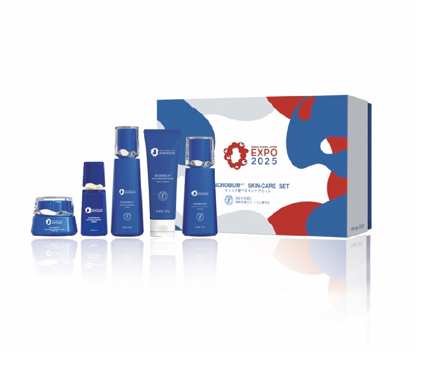 【メガ割　20％OFF】万博ライセンス商品　セッコク蘭スターター５点セット　保湿　スキンケア　基本セット 13,680円