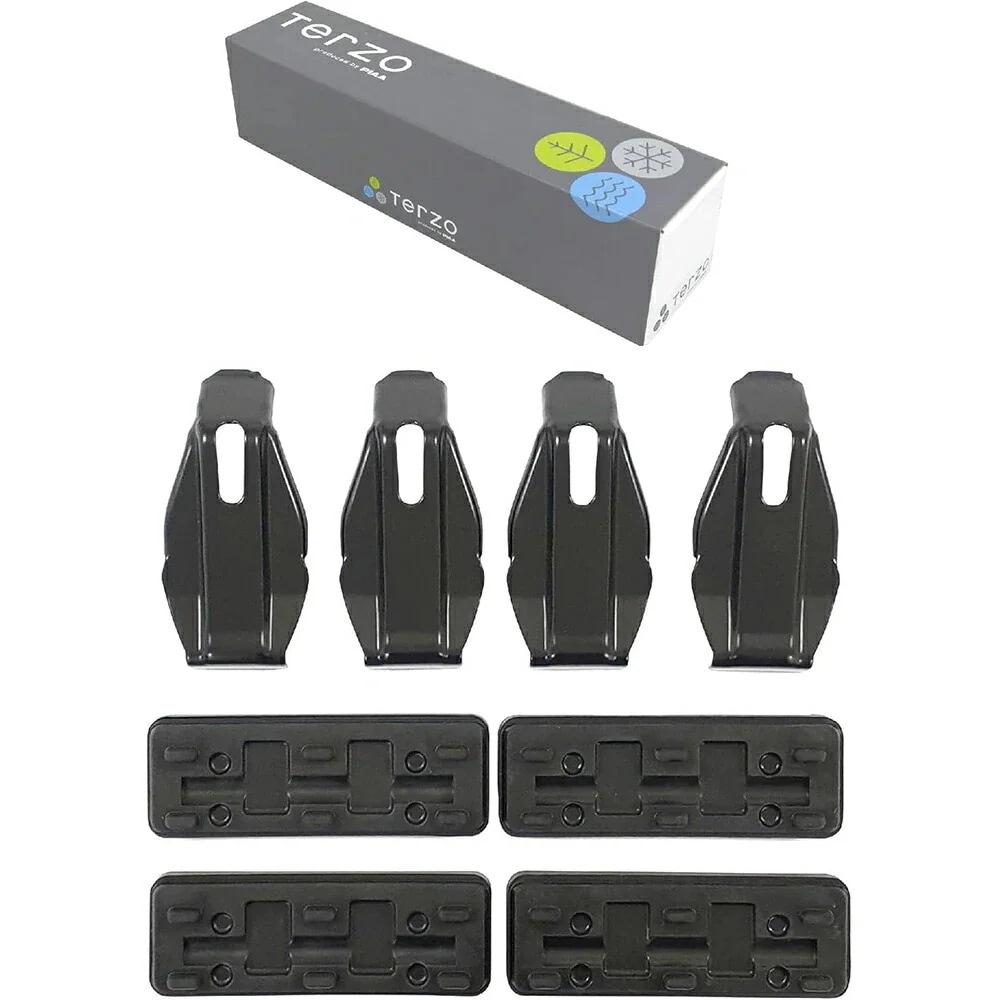 PIAA Terzo(テルッツォ) ルーフキャリア ベースキャリア 車種別取付ホルダーセット 4個入 ブラック【スズキ ソリオ MA27S.37S 三菱 デリカD2 MB37S 他】 EH455