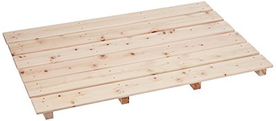 他サイト： 池川木材 すのこ 桧 大 6枚4本足 85×56×3.7cmの商品画像