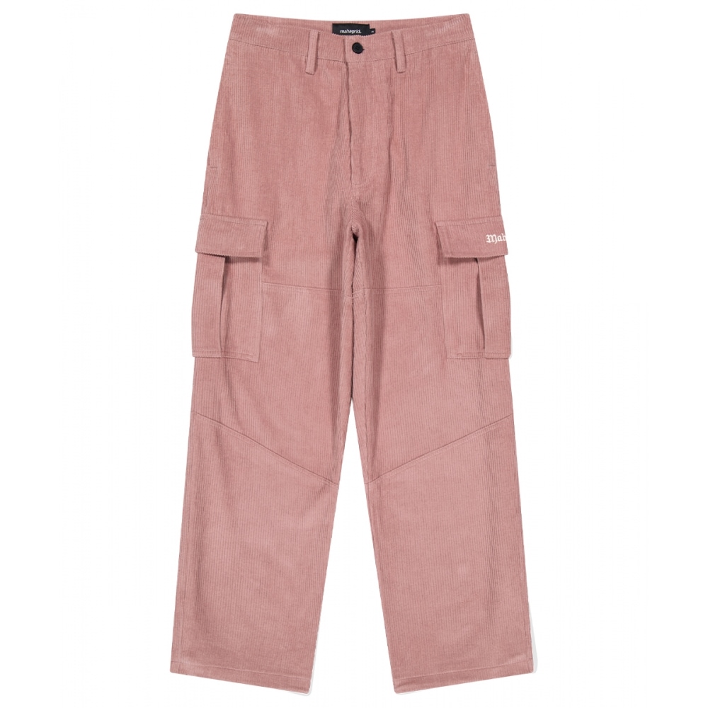 MAHAGRID コーデュロイ カーゴ パンツ ピンク(MG2DFMPA20A)