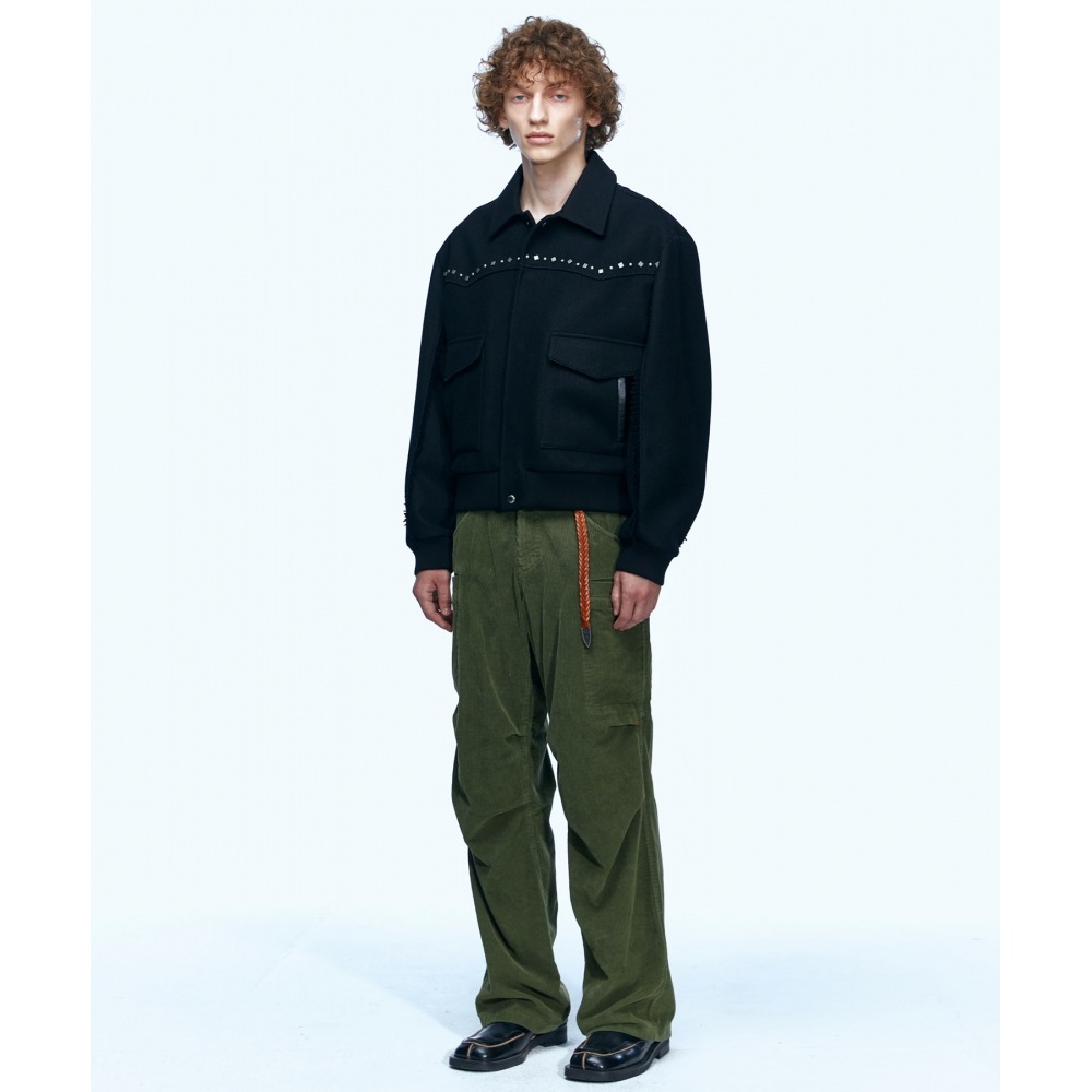 アンダーソンベルアンドレスウールウエスタンブルゾンジャケット awa465m（ブラック） 65,046円