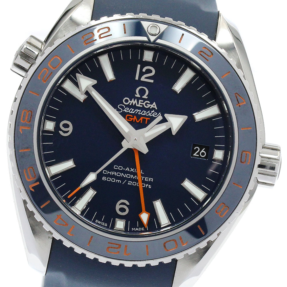 オメガ OMEGA 232.32.44.22.03.001 シーマスター プラネットオーシャン グッドプラネット コーアクシャル 自動巻き メンズ 良品 _888090【中古】